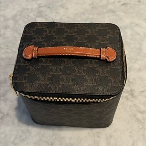 CELINE Vanity Case Triomphe Canvas